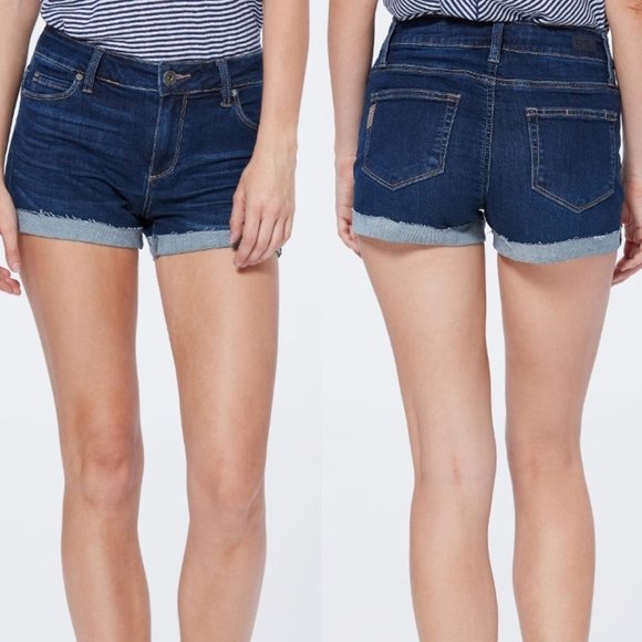 PAIGE Pants - Paige Jimmy Jimmy Raw Hem Strat Shorts
